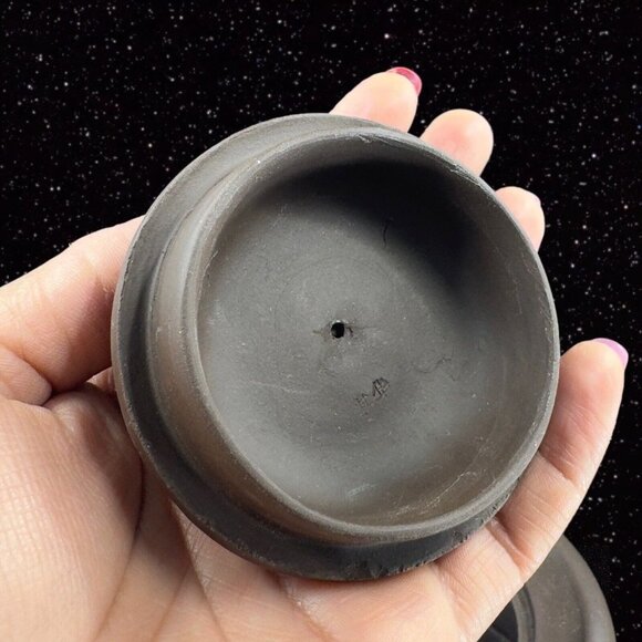 Yixing Zisha Clay Handmade Ceramic Pottery Teapot Carafe W Handle Artist Marked - Picture 13 of 15